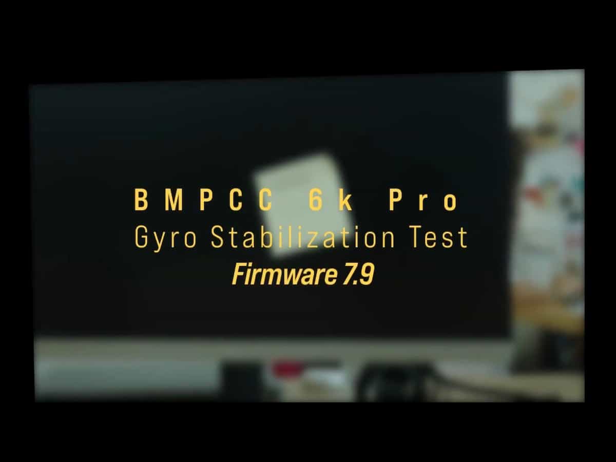 Comparing BMPCC 6K Pro's New Gyro Stabilization, by Mitchell Guynan