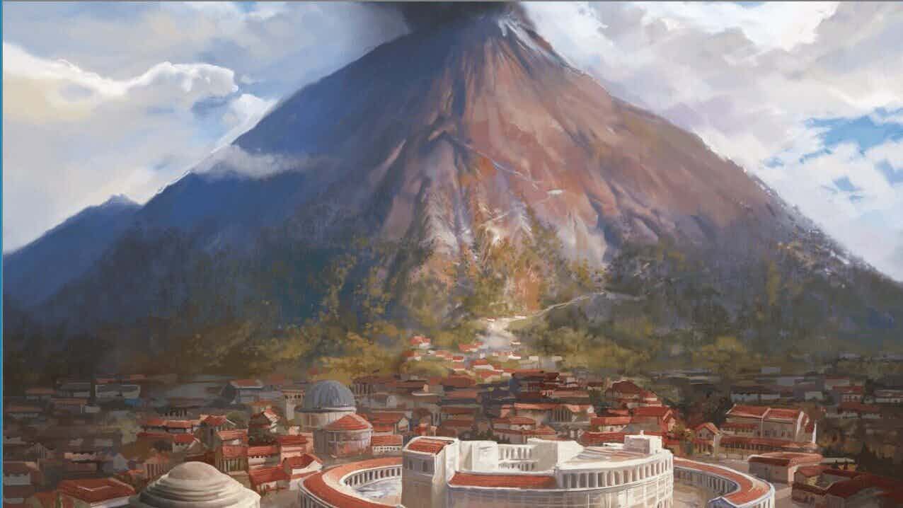 cover photo for Motion Graphics for Pompeii: Wrath of Vesuvius