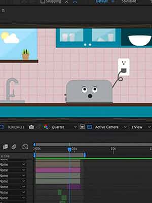 cover photo for After Effects: Adding Audio to Animations
