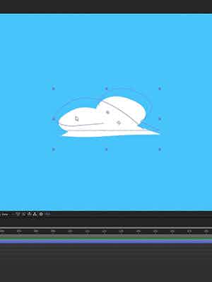 cover photo for Creating Clouds By Using Turbulant Displace in After Effects